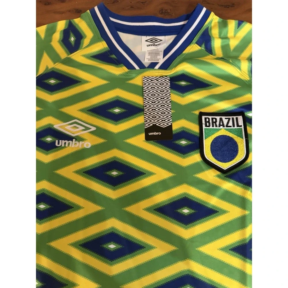 Umbro Brazil Soccer Jersey Men's Medium World Cup 2026 Football NEW Sz M